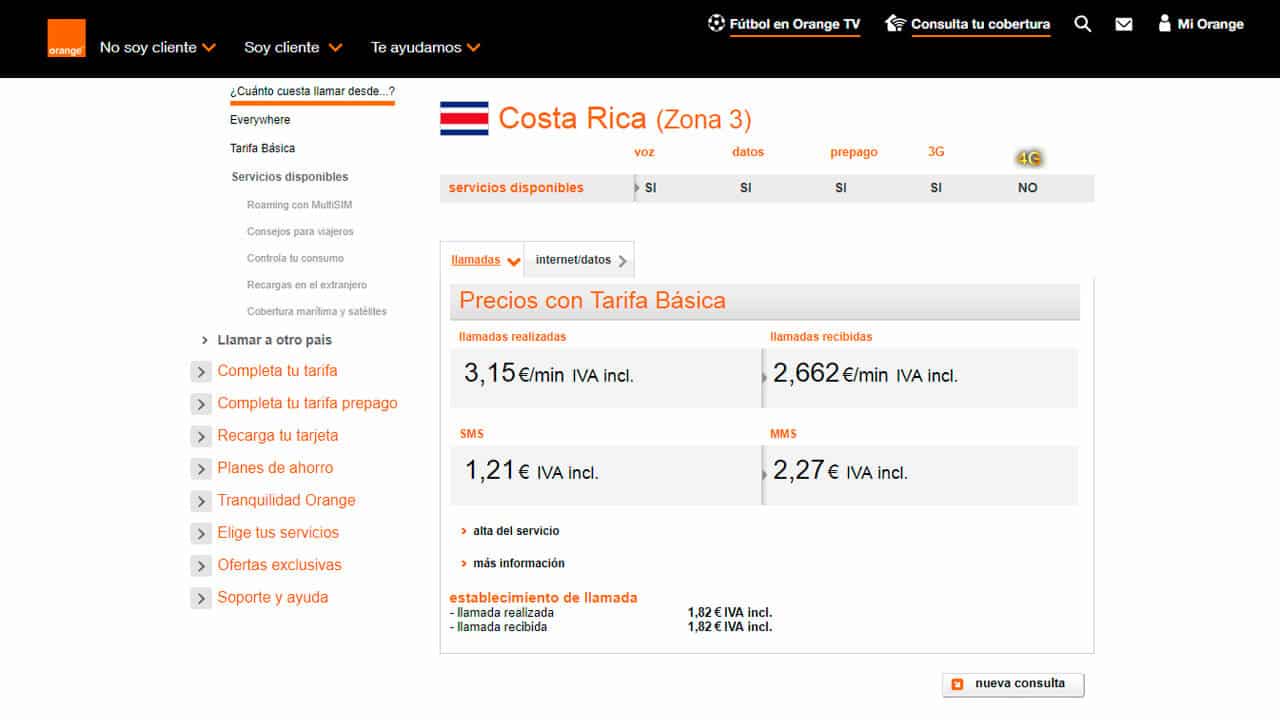roaming costa rica con orange