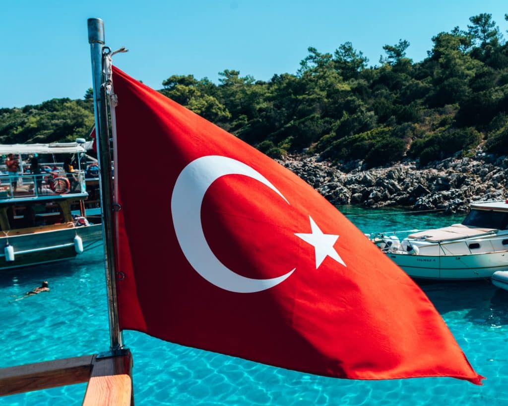 Viajar a Turquía, visado, bandera