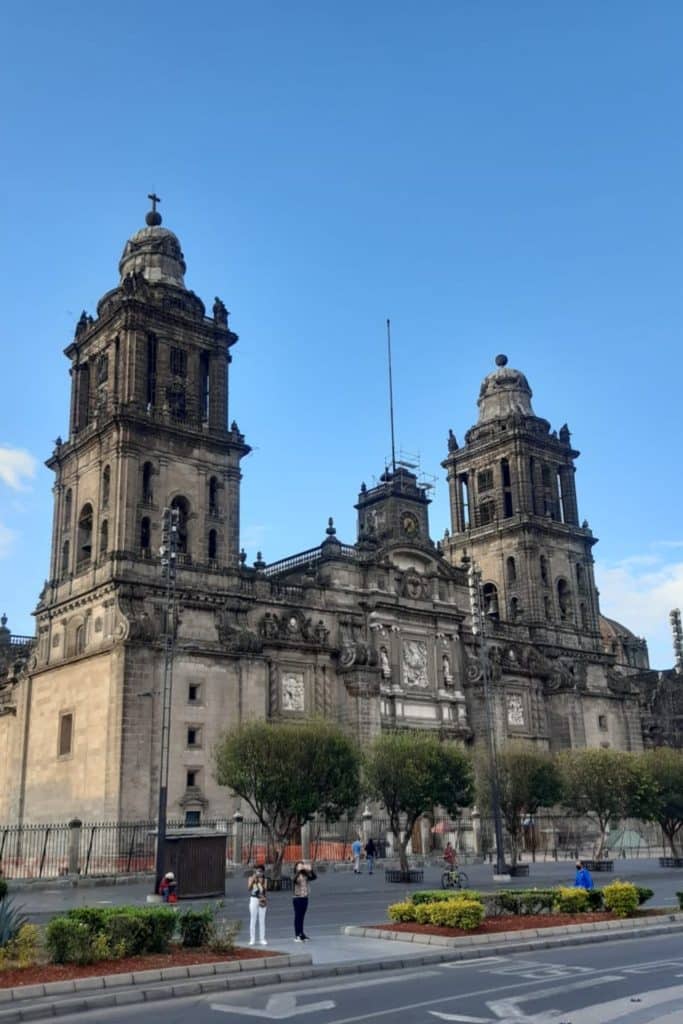 Catedral Metropolitana en Ciudad de México.