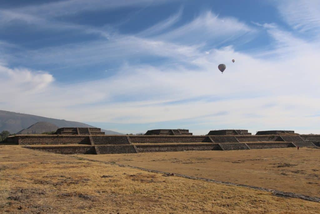 Vuelo en globo aerostático por Teotihuacan, ciudad de México