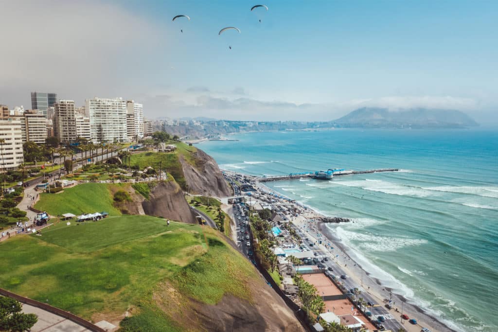 Costa Verde en Miraflores, Lima, qué ver en Perú