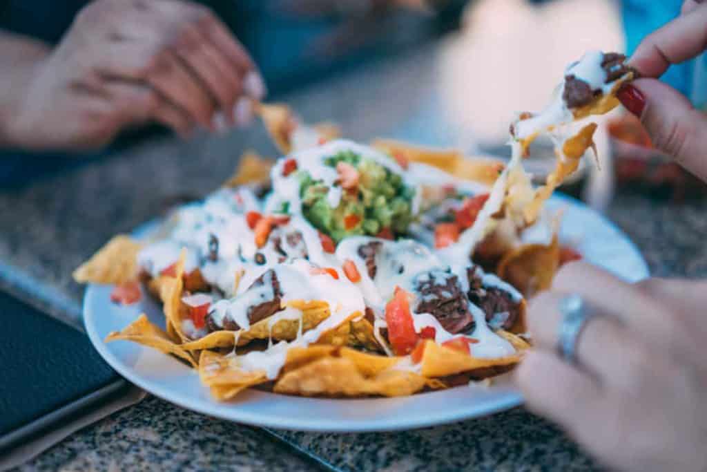 Nachos, un platillo común en Guadalajra, México