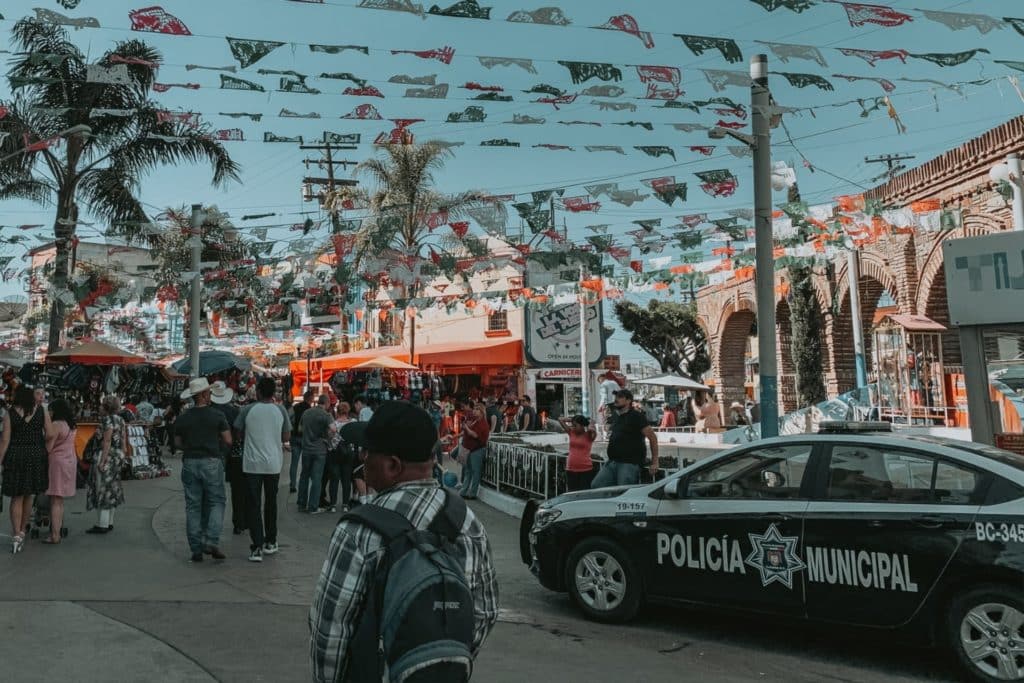 Policia Municipal en Tijuana México