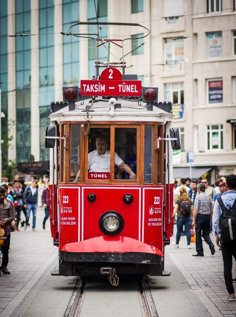 Tranvía en Turquía